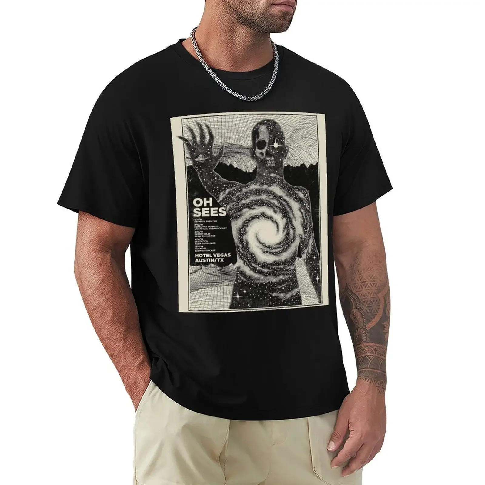

thee Oh Sees tour art T-Shirt shirts graphic tees sweat shirt mens t shirt