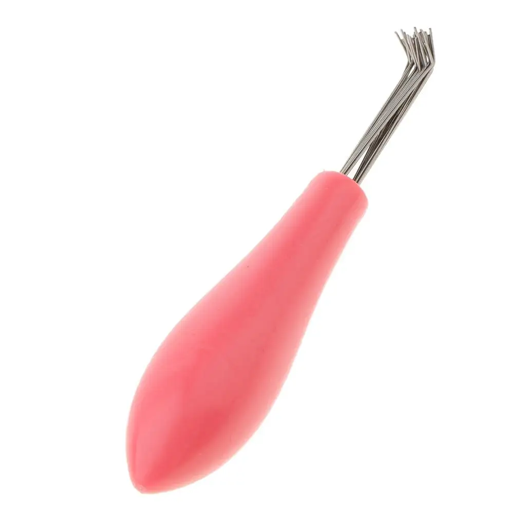 청소 내장 헤어 브러시 핸들 도구, 빗 클리너, 헤어 8cm