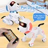 Boys And Girls Toys Children's Remote Control Intelligent Stunt Robot Dog Music Dance Bionic Programming Robot Dog Birthday Gift 2