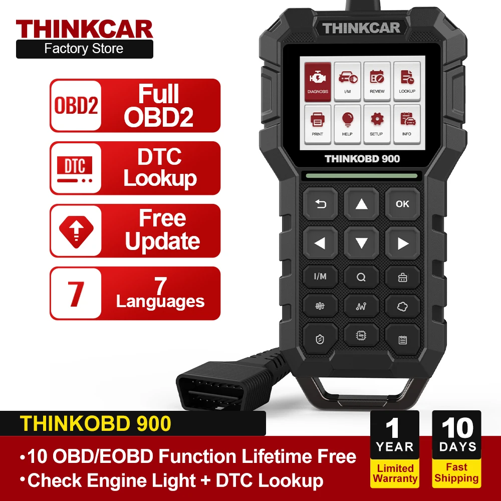 Thinkcar Thinkobd 900 Obd2 Diagnostic Tool Car Code Reader Professional