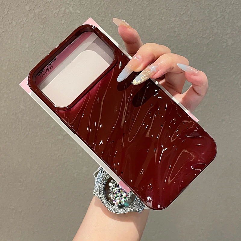 Luxury 3D Curly Wavy Texture Shockproof Phone Case