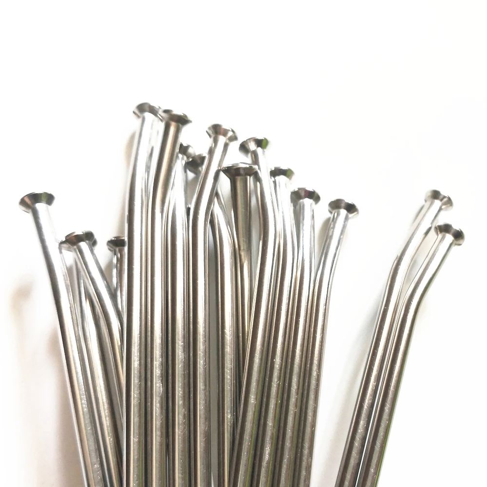 18pcs/lot Motorcycle spoke diameter 4.0mm 170/175/180/190/195/200/205/210/225/238mm bicycle spoke off-road motorcycle