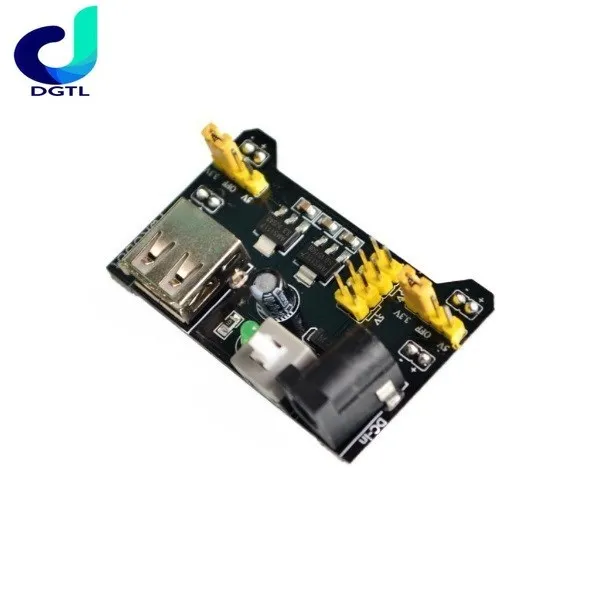 mb-102 브레드보드 전원 공급 장치 모듈/mb102 흰색 브레드보드 전용 전원 모듈 양방향 3.3V 5V MB-102 솔더리스 빵 보드