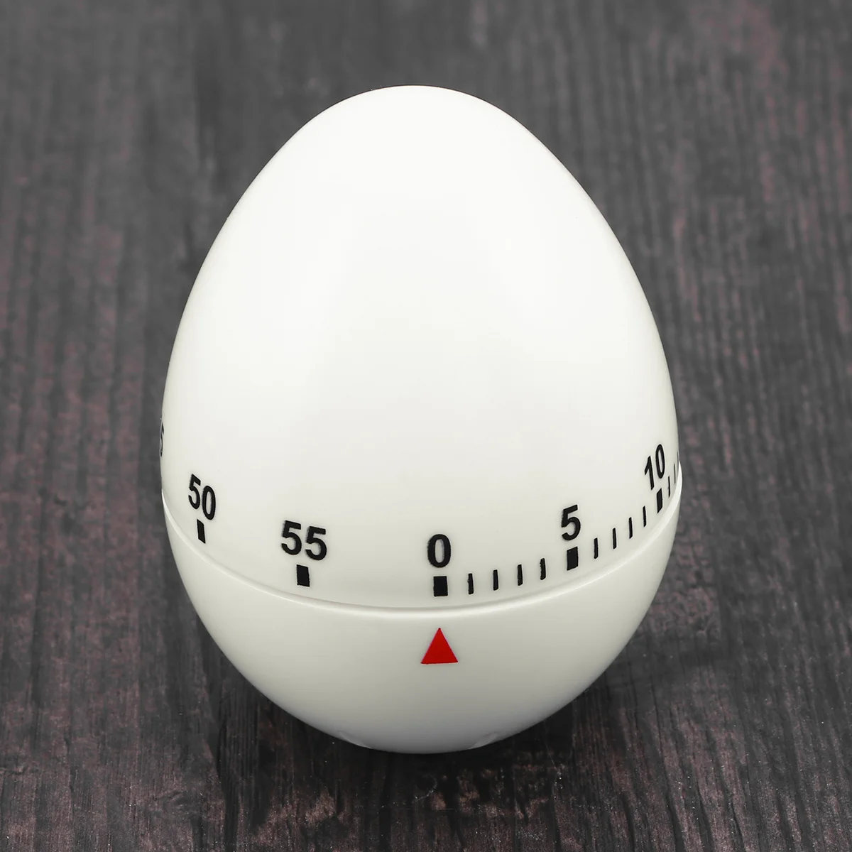 

2 Pcs Practical Egg Shape Mechanical Rotate Timer Household Countdown Timer Manual Cooking Kitchen Reminder (White,