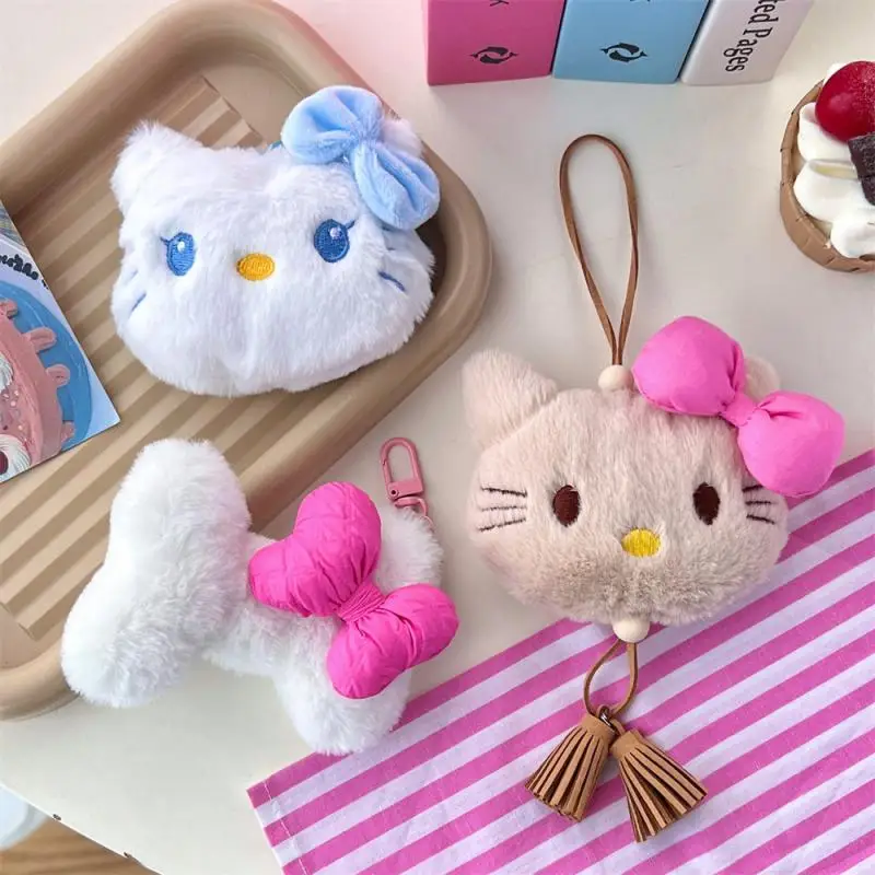 

Hellokittys Bag Pendant Keychain Kitten Creativity Cartoon Decorative Doll Versatile Pendant Fashion Gift Girl Gift Wholesale