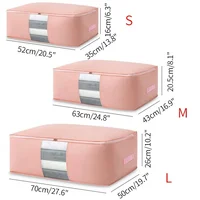 Foldable Storage Bags for Clothes and Comforters - Extra Large Capacity for Moving and Packing 2