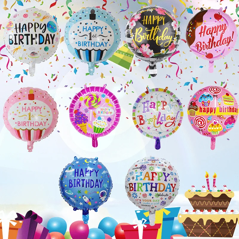 HOUSE OF PARTY Happy Birthday Balloon - 16 Inch | Red Mylar