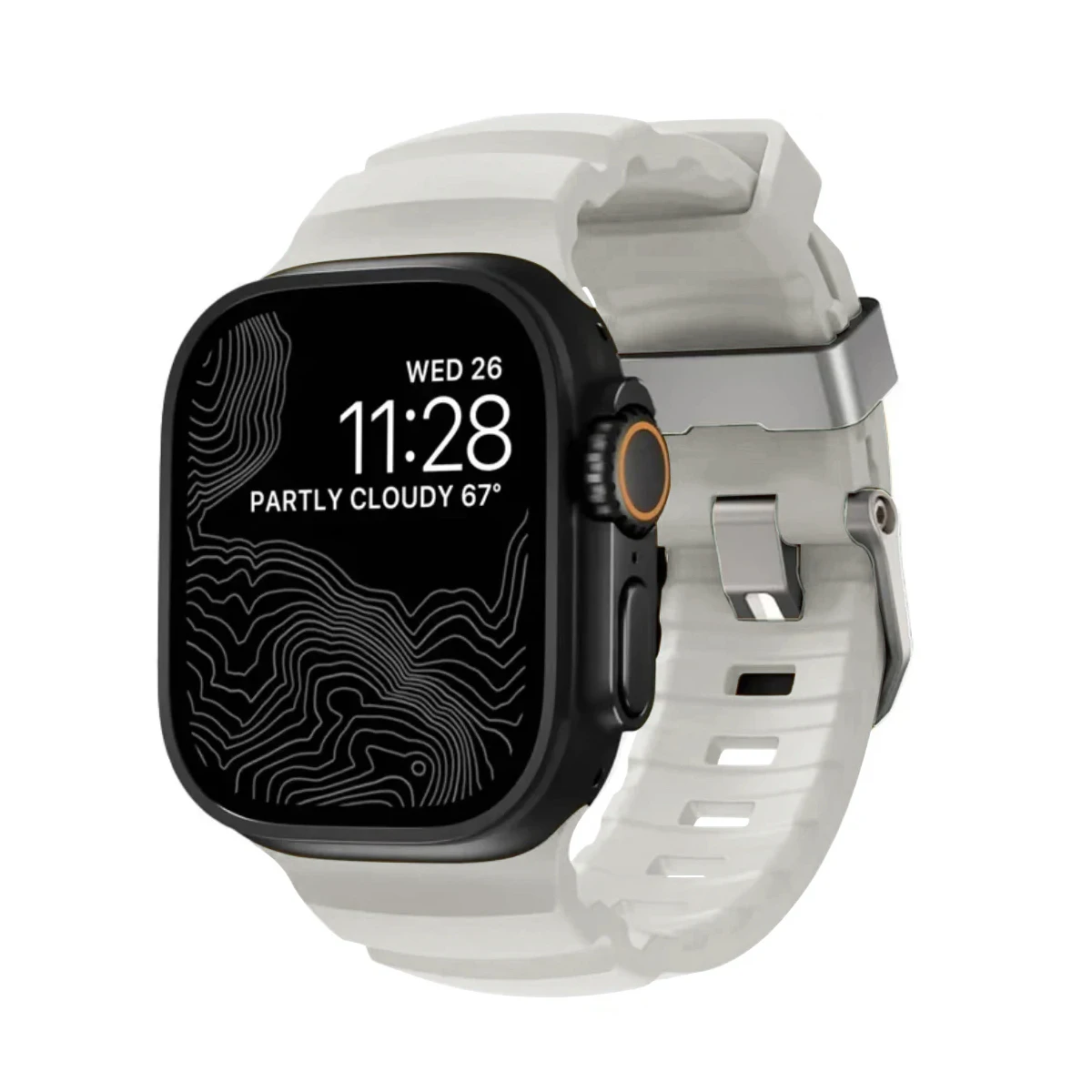 Premium 2-in-1 Metal Alloy Case with Silicone Strap