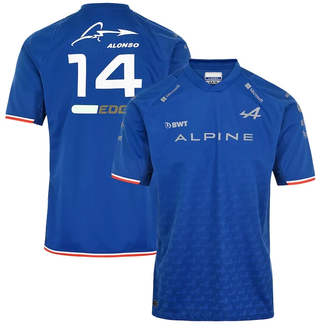 2022 New F1 T-Shirt Official Hot Sale Formula One Alpine F1 Team Blue Short Sleeve Racing Race Summer T-Shirt Fan Oversized Top 116