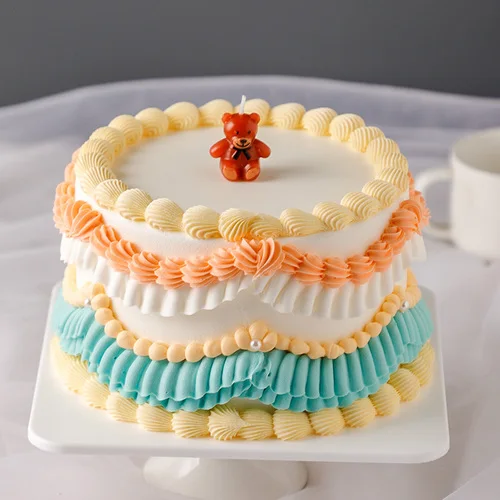 4 Pezzi Torte Finte In Miniatura In PU Morbido – Modelli Realistici Per Fotografia, Decorazione Vetrine E Accessori Da Forno