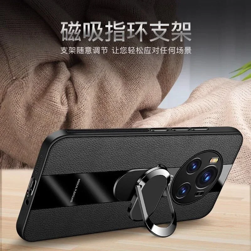 Custodia SBOX Per Honor X6C (2025) – Sottile Con Anello Magnetico E Supporto – Antiurto – Nero