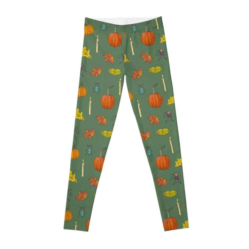 

Autumn Halloween pattern Leggings gym sportswear woman gym's clothing sport pants Womens Leggings