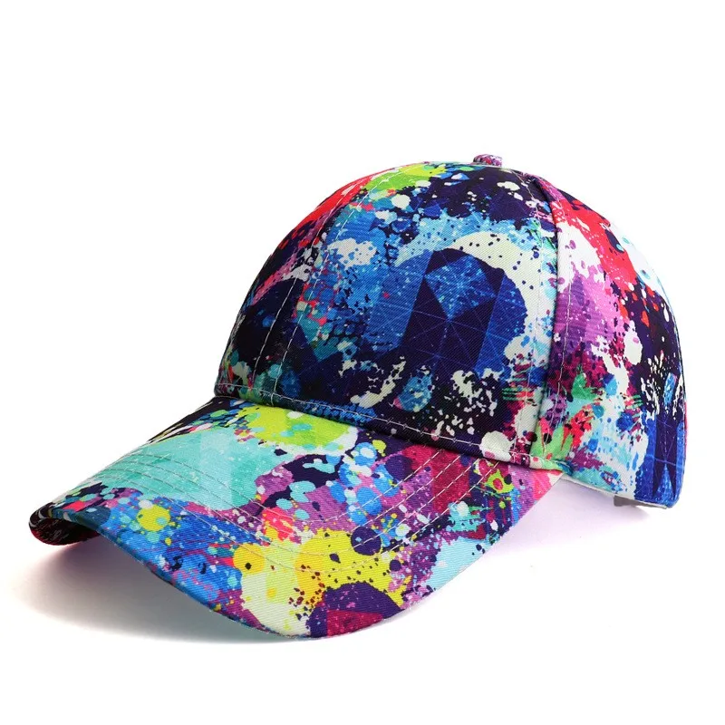 Baseballkappe für Damen, Graffiti-Druck, verstellbar, Outdoor-Hysteresenhüte für Damen und Herren, Casquette, Frühling, Sommer, Sonnenhut, lässig