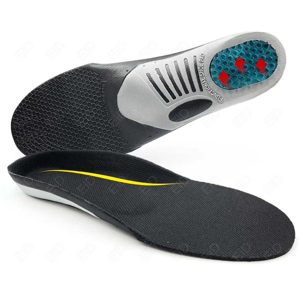 EiD Best Orthotic Gel Insoles Orthopedic Flat Foot Health Sole Pad For Shoes Insert Arch Support Pad For Plantar fasciiti Unisex