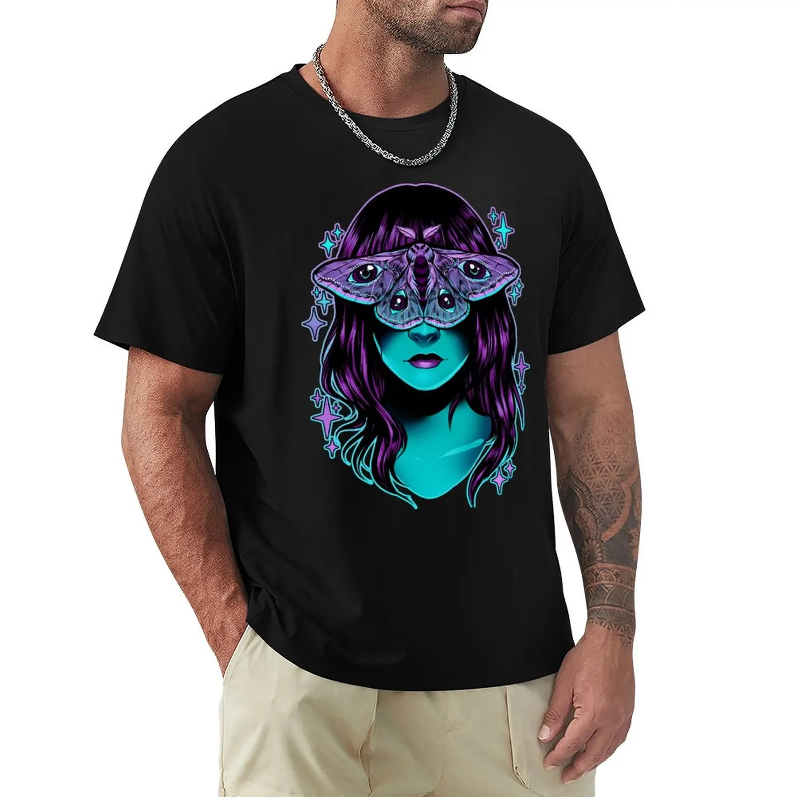 

Moth Eyes T-Shirt anime clothes graphics mens white t shirts