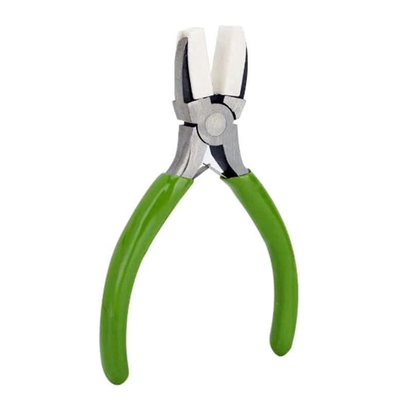 5.5-inch Jewelry Pliers Flat Nose Pliers Multifunctional Nylon Pliers with Ergonomic Handle Straightening Wire DIY Dropship 5