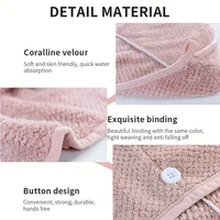 Hair Dry Turban Towel Wraps 6