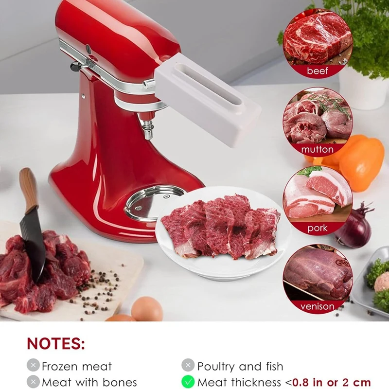 Meat Tenderizer For Kitchenaid Stand Mixer Stainless Steel Gears Kitchen Poultry Tenderizers