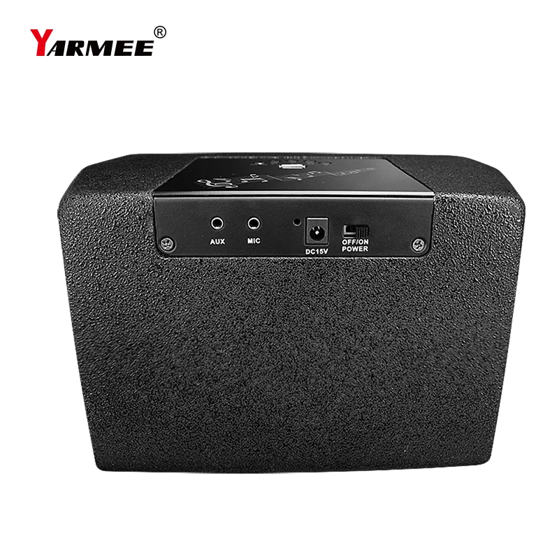YARMEE Professional Wireless Karaoke Singing System With 2 Microphone Bluetooth Speaker Vioce Amplifier For Home KTV Party