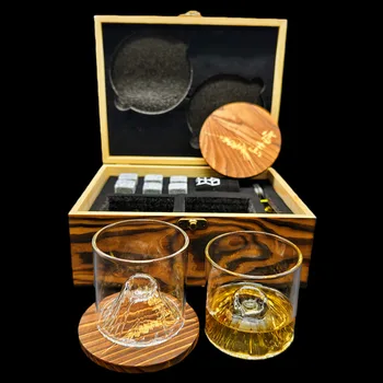 Whiskey Stones & Glass Gift Set | Professional Chilling Rocks Kit