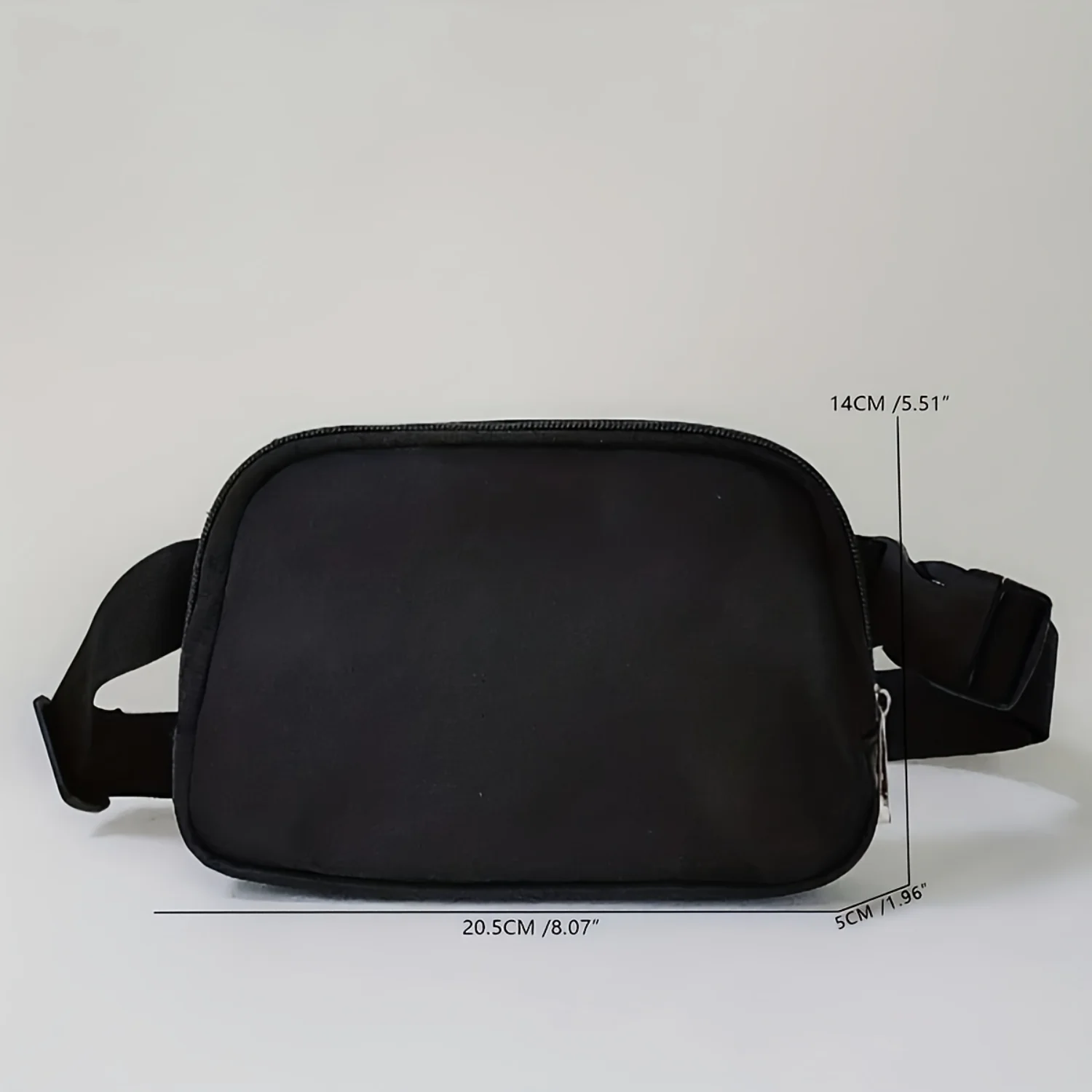 1pc Solid Color Waist Bag With Adjustable Strap, Waterproof Outdoor Sport Crossbody Bag Chest Waist Bag, Simple Durable Cros