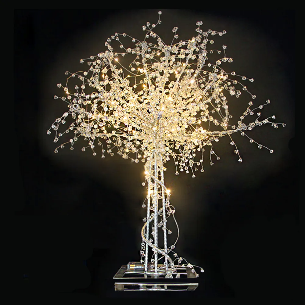 2pcs/lot Free shipment Acrylic Bead Metal Tree centerpiece/47inch tall  Ornaments for wedding centerpiece table party decoration - AliExpress