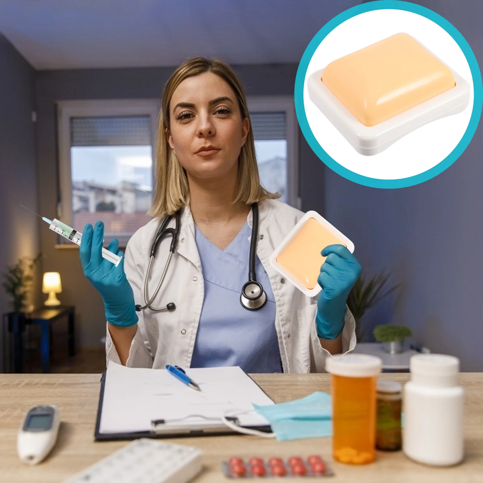 

Pad Injection Training Skin Practice Supplies Medical Human Model Suture Simulator Silicone Syringe Nurse Tools Nursing