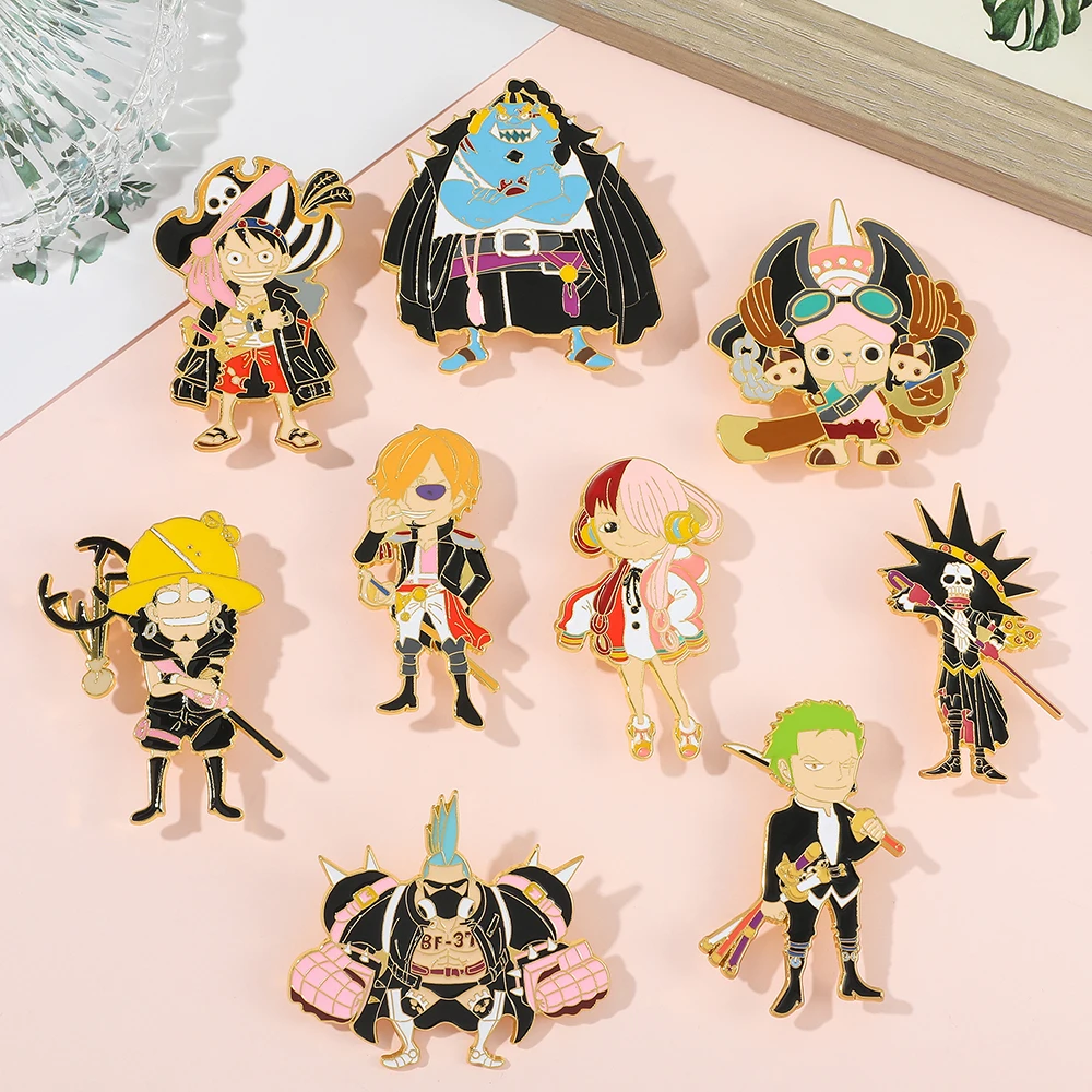 Straw Hat Pirates - A One Piece Enamel Pin Collection by Sara