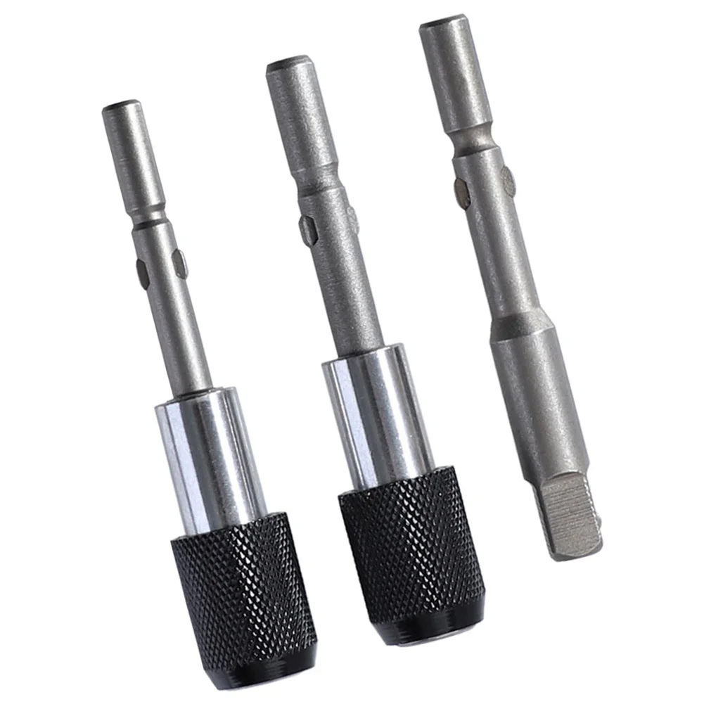 801/802 bis 1/4 Zoll feste Halterung elektrische Bohrmaschine Schraubendreher Verlängerungsstange Adapterhülse selbstsichernde Adapterstange Sockel Werkzeugteile – Detail 7
