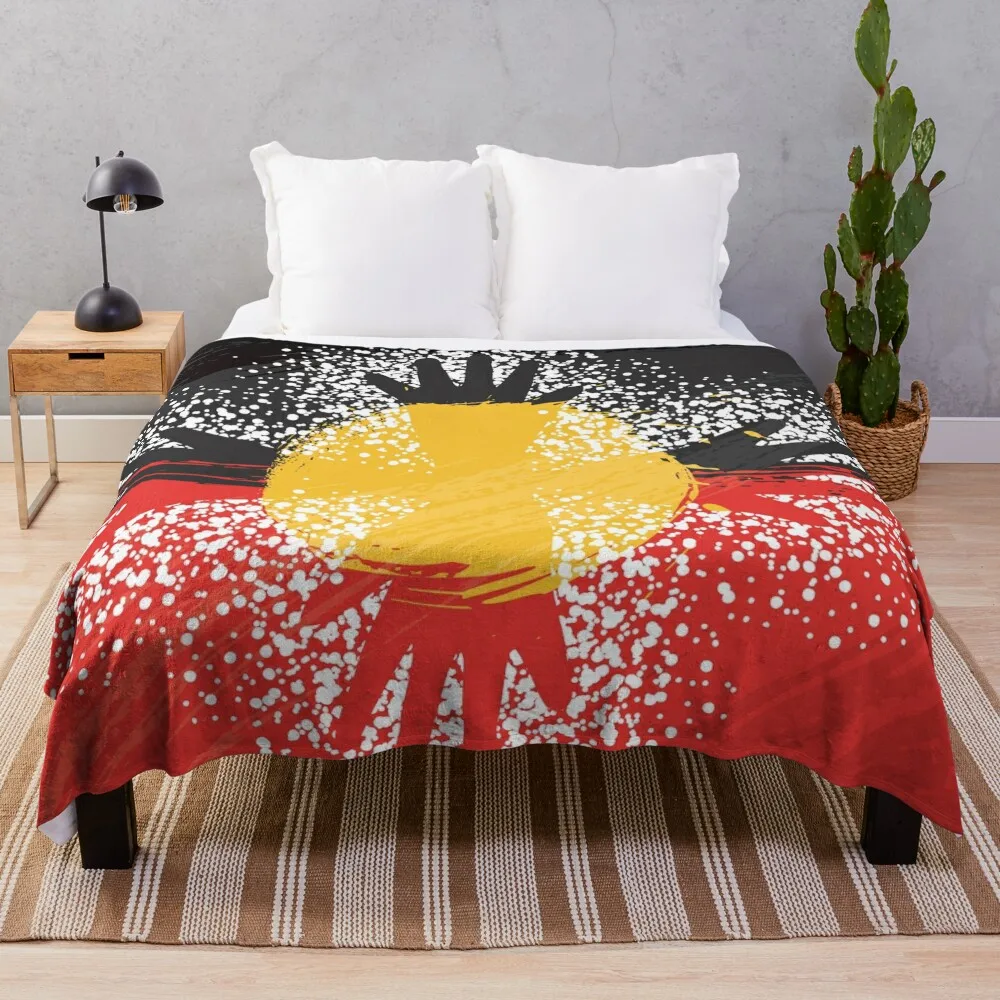 AwesomeAboriginalArtThrowBlanketSoftBigBlanketBlanketForBaby.jpg