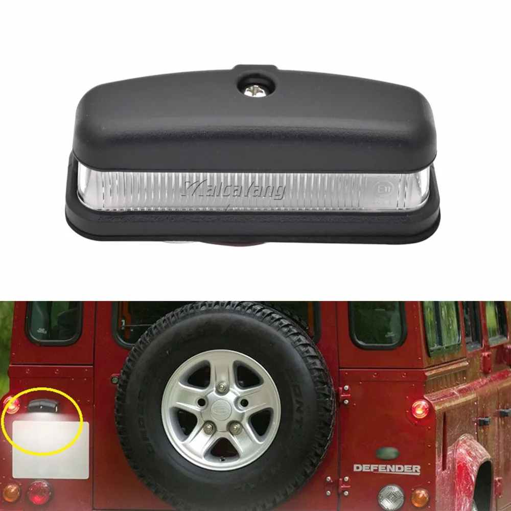 

LED License Number Plate Light Xenon White Tail Light License Plate Lamp For Land Rover Series 2, 2A & 3 Defender 90/110/130