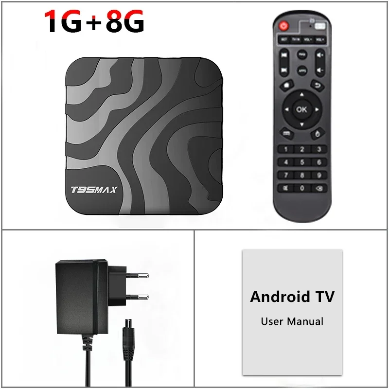 D&LE Android 12.0 TV Box, 2023 New T95 Max Boitier Smart TV