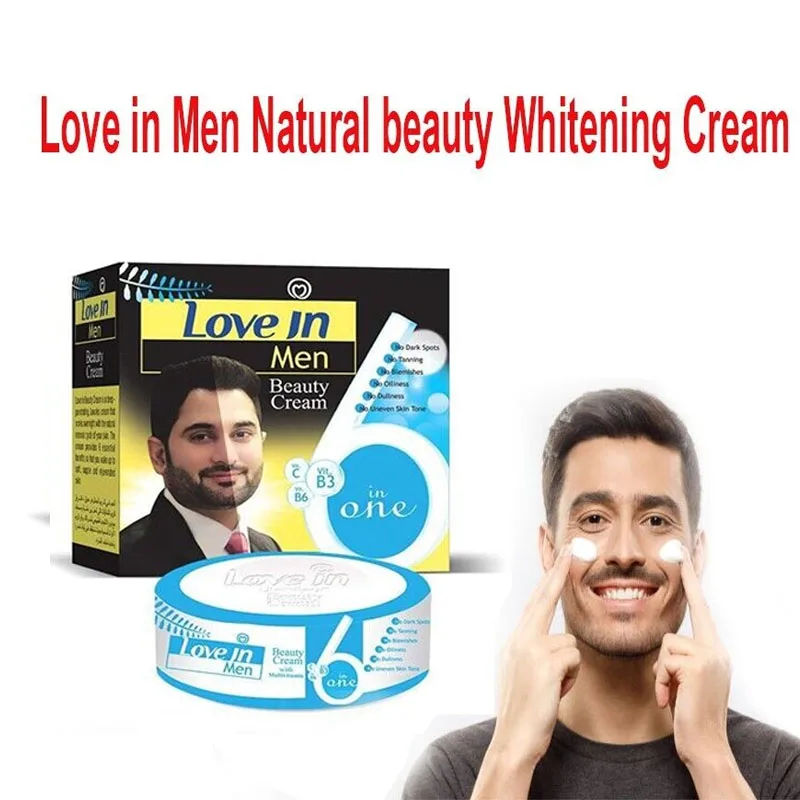 

Love in Men Natural beauty Whitening Cream Resume the shine and elasticity Repairs the wrinkles Anti-Aging
