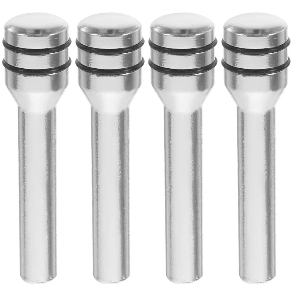 4 Pcs Lock Pin For Pickup Car Knobs Vehicle Bolt Door Truck Aluminum Alloy 1.93X0.47X0.28in Car Door Lock Knobs