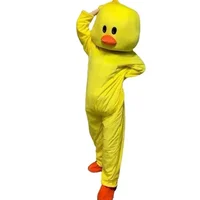 Cosplay yellow duck chicken chick Mascot Costume Advertising ceremony Fancy Dress Party Animal carnival anmie stage perform show 1