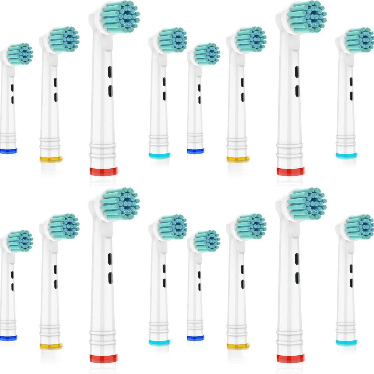 4/8/12/16/20PCS Soft Bristles Fit for Sensitive Gums Care Brush Head Nozzles for Oral B Type 3756 3757 3744 3765 4729 4731 4739