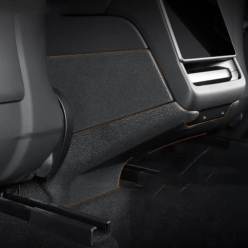 For Tesla Model Y Juniper Center Console Side Anti Kick Mats Model Y 2025 Full Cover Pad Rear Seat Kick Protection Mat TPE Cover