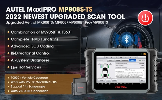 故障診断機 OBD2 Autel MaxiPRO MP808S コーディング 【公式通販】