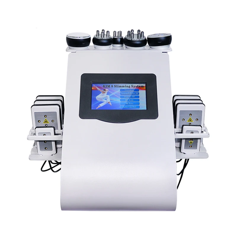 6 in1 40k Ultrasonic Vacuum Cavitation System RF Radio Frequency Lipo Weight Loss Machine Skin Tighten Anti-wrinkle Beauty Salon