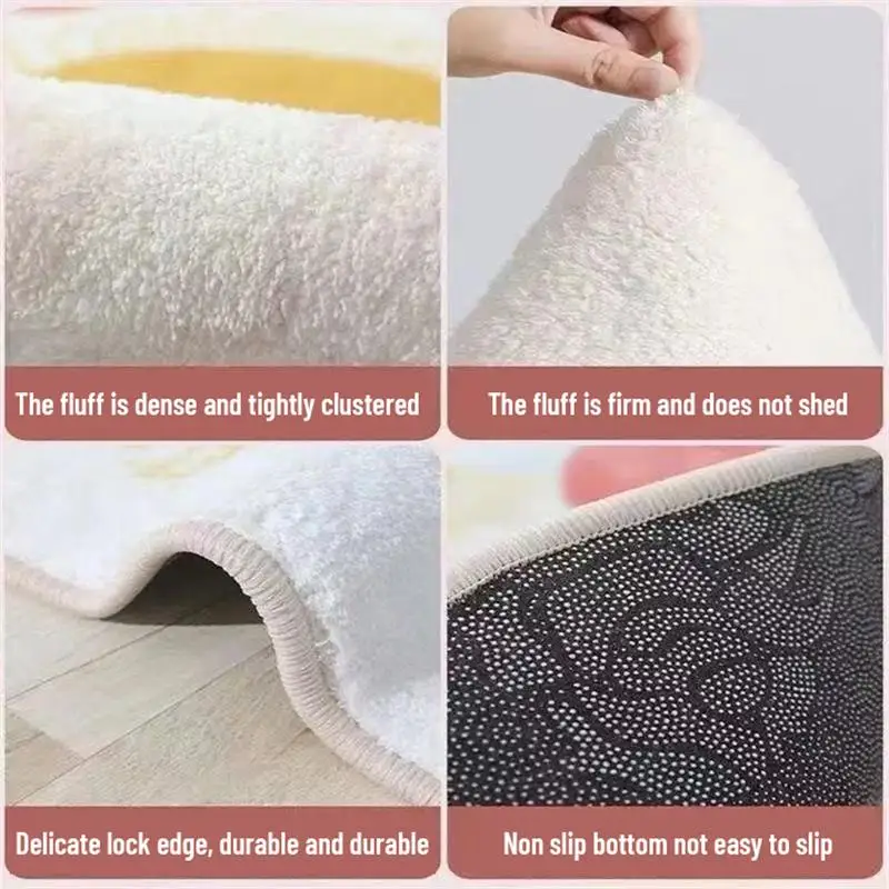 Memory Cotton Slow Rebound Carpet Living Room Tea Table Bedside Baby Crawl