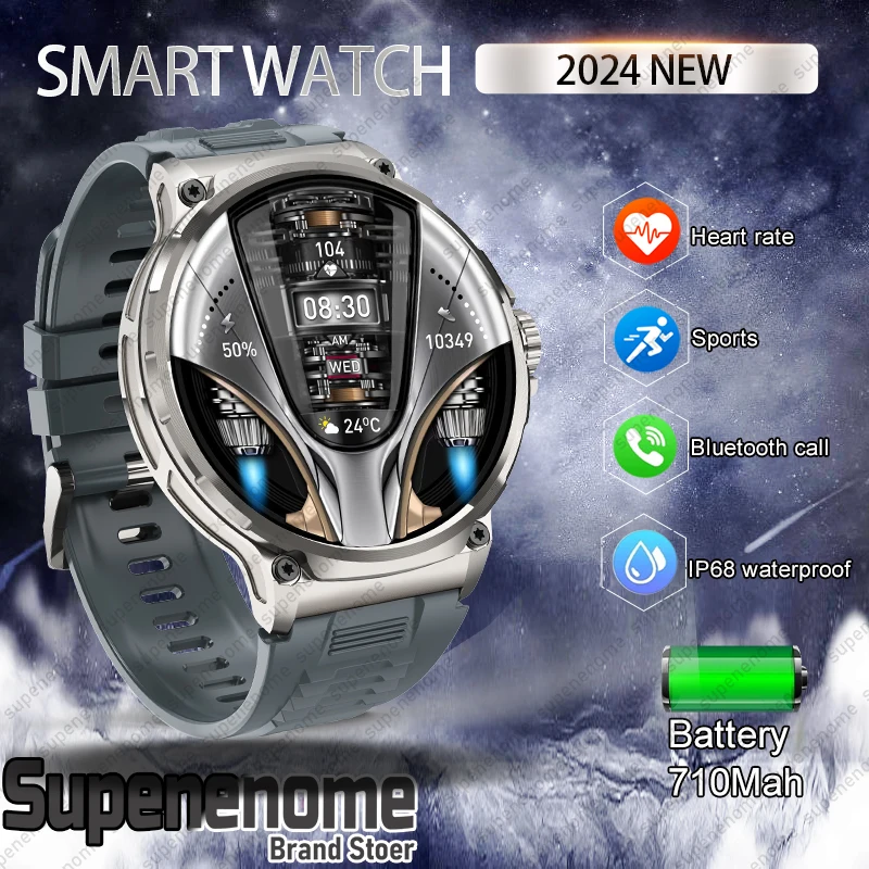 

New GPS track 1.85-inch ultra HD Smartwatch, HD Bluetooth Call,710 mAh Large Battery,400+ Dial,Heart Rate Monitor,For Huawei IOS