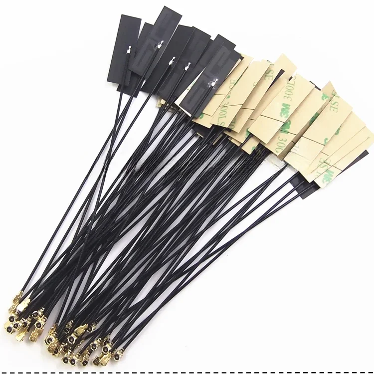 Bluetooth Wifi Antenna 5pcs 2.4G Bluetooth wifi small antenna 5G 5.8G dual-band FPC built-in antenna UFL ipex 3rd generation 4th generation M2