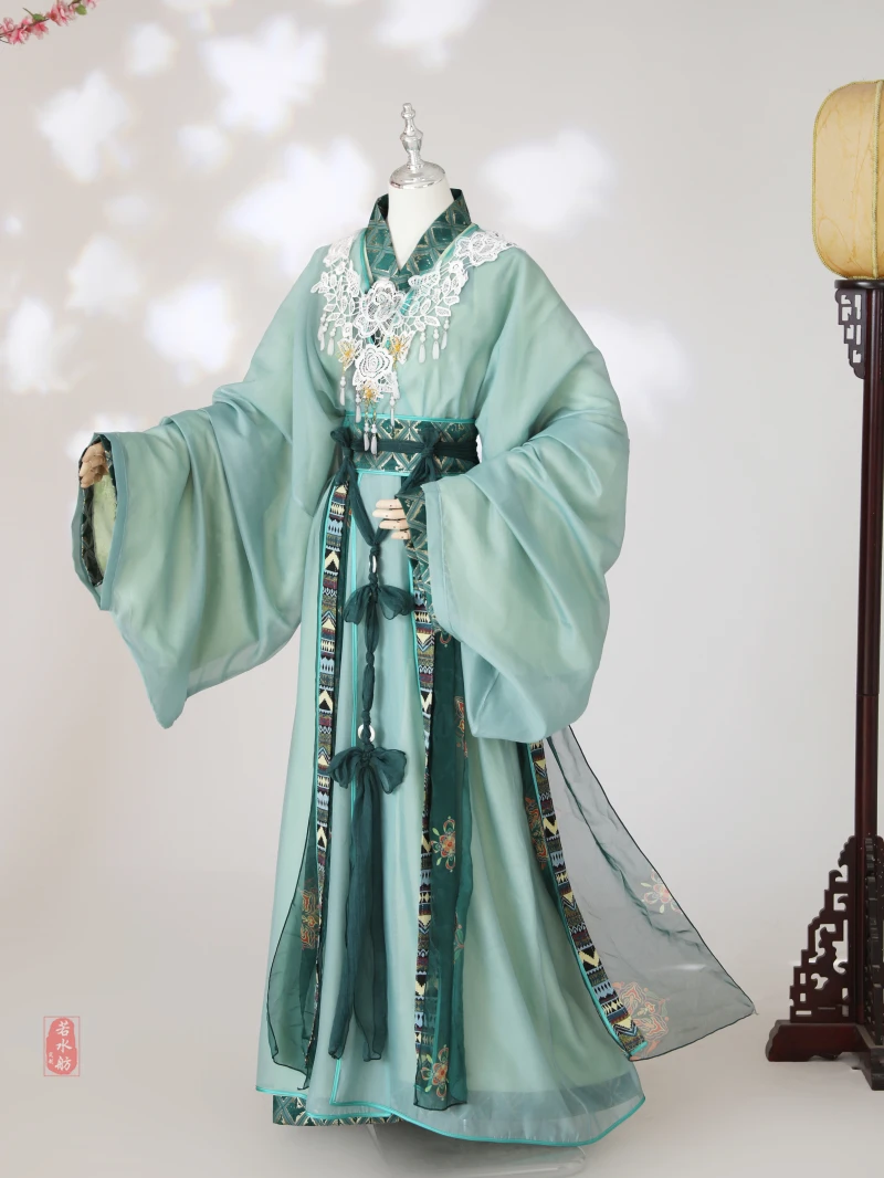 

Traditional Hanfu Dress Women Han Dynasty Costume Couple Chinese Ancient Swordsman Clothing Male Kimono Tang Suit