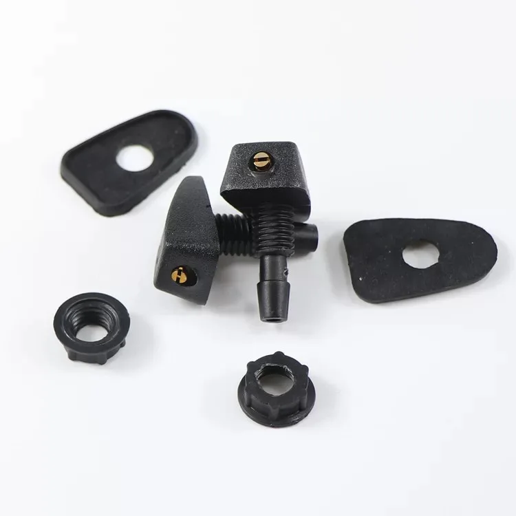 2 Teile/satz Auto Universal Frontscheibe Wischer Düse Jet Sprayer Kits Sprinkler Wasser Fan Auslauf Abdeckung Waschmaschine Outlet Einstellung – Detail 10