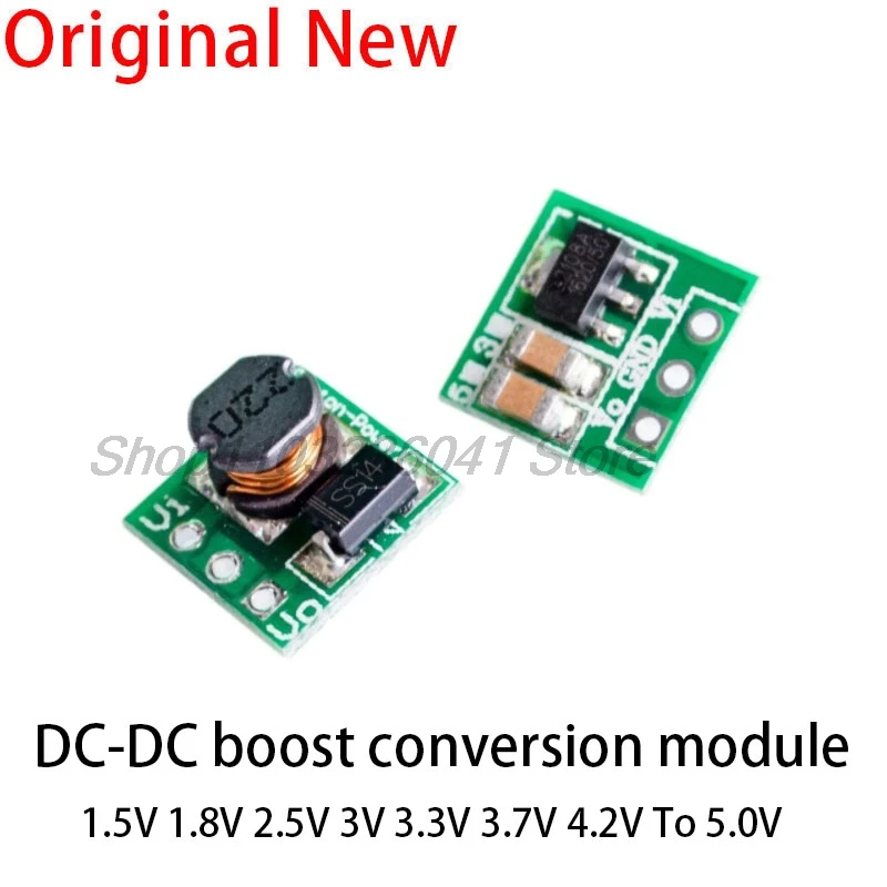 10PCS DC-DC Step-Up Power Modul 1,5 V 1,8 V 2,5 V 3V 3,3 V 3,7 V 4,2 V Zu 5V Boost Conversion Modul 150KHZ Frequenz 480mA Ausgang