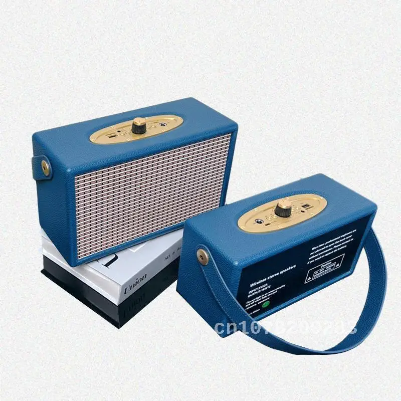 

Portable Speaker for Outdoor with Card Slot and Bass - X-3 Retro Wireless Bluetooth Speaker 5.0 for Home Use