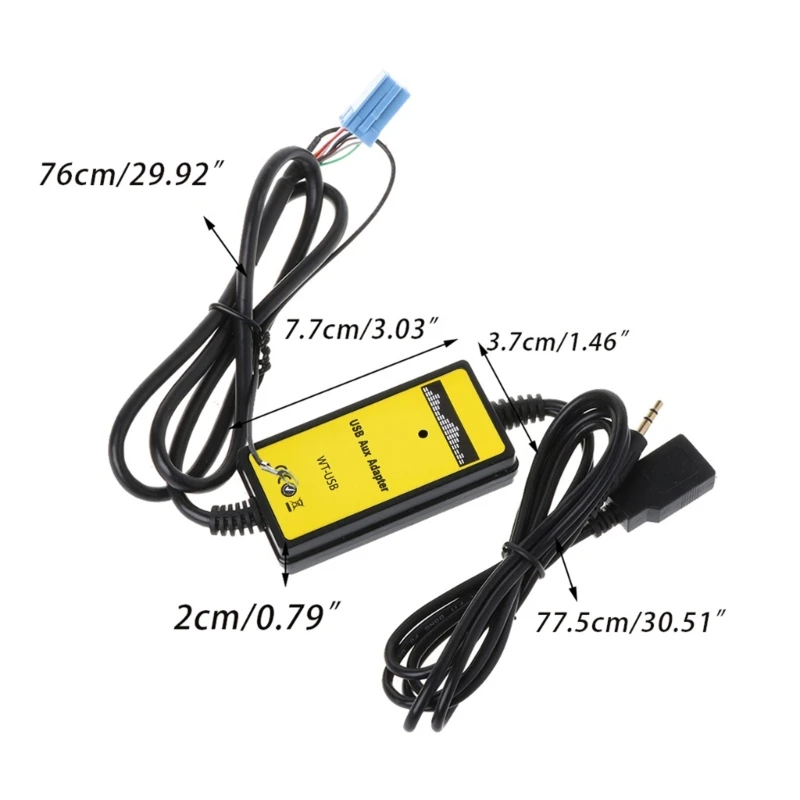 Car Audio MP3 Interface CD Adapter Changer AUX SD USB Data Cable Mini 8P