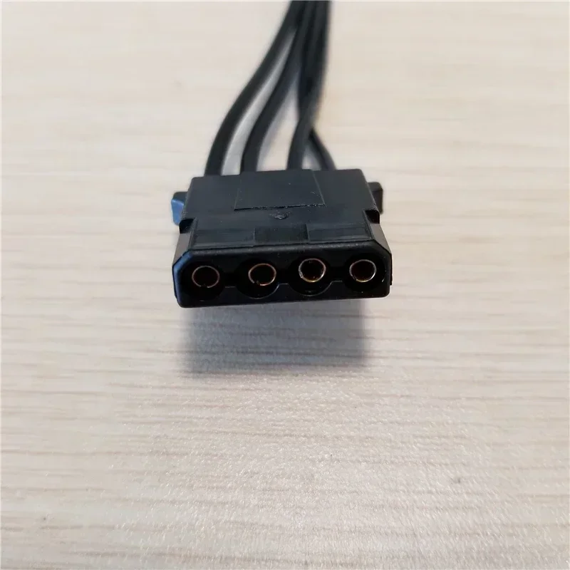 PC Computer Hard Drive 4Pin Female IDE Molex 1 to 5 SATA Splitter Adapter Converter Power Supply Cable Cord 18AWG Wire