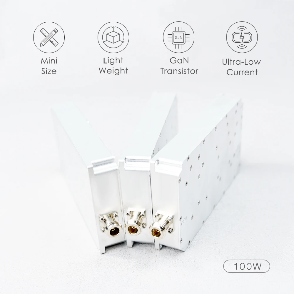 100W UAV RF module power amplifier 100MHZ380-480MHZ600-720MHZ700-855MHZ730-890MHZ830-950MH920-1050MHZ950-1150MHZ1000-1280MHZ