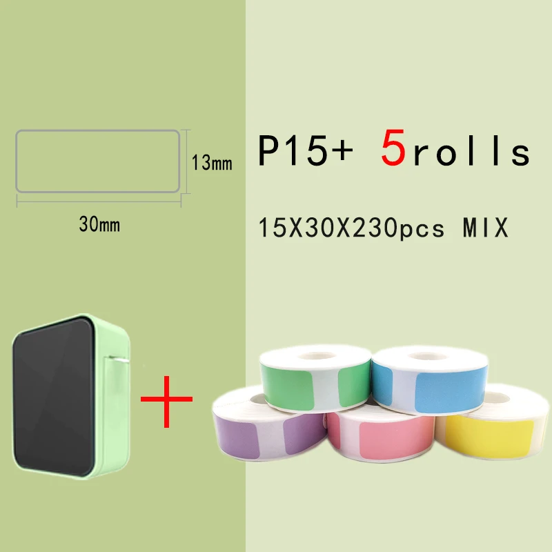 P15 Network Cable Label Printer Mini Wireless Bluetooth Labeling Machine similar as D110 Handheld Printer  Thermal  Price Label
